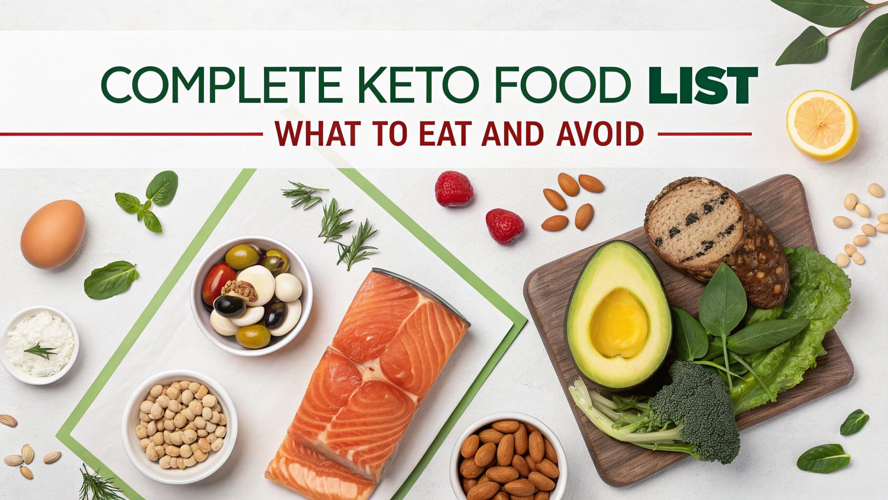 Complete Keto Food List: What to Eat and Avoid